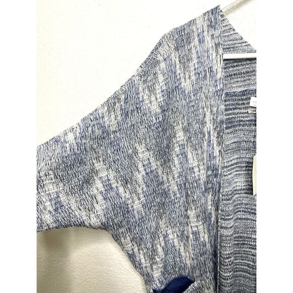 Lucky Brand Plus Size 1X Cardigan Sweater Women Aztec Knit Pockets NWT New $89 - Picture 5 of 8